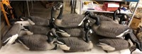 12 Floating Geese decoys w/ weights