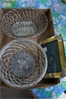 Metal Baskets & Picture Frame