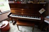 Baldwin Upright Piano & Bench