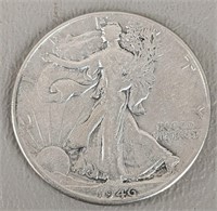 1946 Walking Liberty Half Dollar (90% Silver)