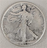1943 Walking Liberty Half Dollar (90% Silver)