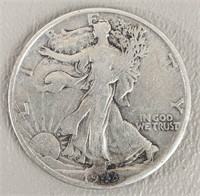 1943-D Walking Liberty Half Dollar (90% Silver)