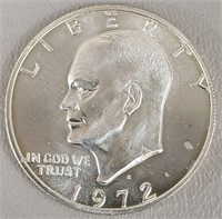 1972-S Eisenhower Dollar (40% Silver)