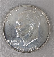 Bicentennial Eisenhower Dollar (40% Silver)