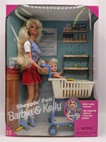 1995 Shoppin' Fun Barbie & Kelly Playset *NRFB*