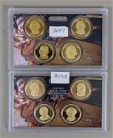 Two US Mint Presidential $1 Coin Proof Set