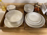 (2) Flats: Dishes