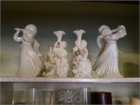ASSTD ANGLES, CANDLE HOLDERS, FIGURINES, ETC