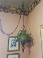 UNUSUAL MOON & STAR SHADE HANGING LAMP