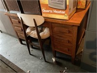 Wooden Desk/Chair