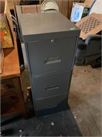3-Drawer Metal Filing Cabinet