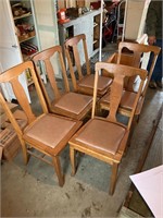 (5) Matching Chairs-Oak