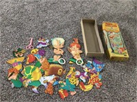 WHITMAN 1965 PEBBLES & BAM BAM 2 MAGIC DOLLS