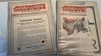 Automotive Industries Magazines (2) front ripped
