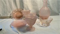 Pink Dishes, 7 pc.