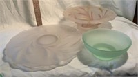 Platter and Bowls 3 pc.