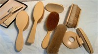Vintage Ivory Pyralin Brushes and Files