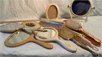 Vintage Brushes and Hand Mirrors