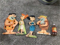 LARGE FLINSTONE CUT OUT CHARACTERS