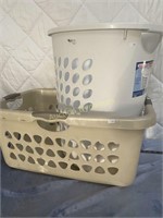 Pair of Hampers / Laundry Baskets