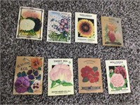 8 NEW OLD STOCK ADVERTISING SEEDS