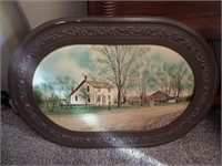 Oval Farmhouse Picture