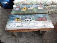 Lot (2) Barn Wood Benches