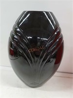 Vintage 12" black Haegar vase