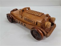 Vintage wood car music box