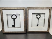 Framed iron keys