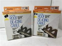 New Two boxes of Electric roof de-icing cable 200'