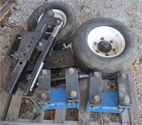 Gauge wheels & brackets of off DMI 2500