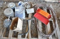Pallet of new & used semi parts