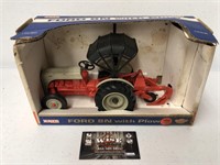 8N Ford With plow in canopy Ertl 1/16
