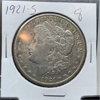 1921-S MORGAN SILVER DOLLAR