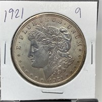 1921 MORGAN SILVER DOLLAR