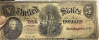 1907 $5 WOOD CHOPPER NOTE