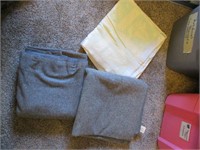 Lot (2) Full Size Wool Blankets & Baby Blanket