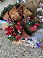 MISC. BASKETS, ARTIFICIAL FLORAL