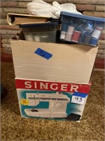 SINGER SEWING MACHINE/ ACCESSORIES/ THREAD