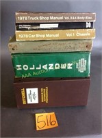 Assortment of car manuals