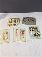 Reproduction Vintage Christmas Postcards