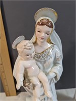 Vintage Florence Ceramics Mary-Jesus Figurine