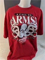 Detroit Red Wings Call To Arms T-Shirt