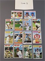 1977 Topps Baseball Lot 1 Rose Carew