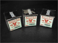 New 3 Boxes Papco #10 3/4" Wood Metal Screws