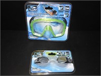 2 New Fluid Swimming Goggles
