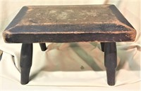 Early Walnut Footstool, Old Finish, 15"L x 9 1/2"H