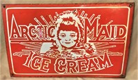 Porcelain Arctic Maid Ice Cream Sign