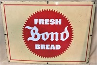 Porcelain Bond Fresh Bread Sign, 14"H x 19"L